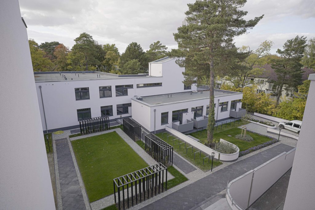 Blick auf den Hof